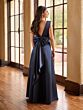 Christina Wu 22265 Bow Back Plunging Neckline Bridesmaid Dress