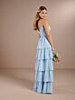 Christina Wu 22188 Layered Skirt Spaghetti Straps Bridesmaid Dress