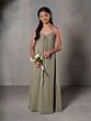 Christina Wu 22286 Empire Waist with Neck Scarf Bridesmaid Dress