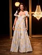 Christina Wu 22290 Puff Sleeve Peasant Skirt Bridesmaid Dress