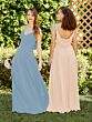 Blush Pink (Chiffon with Satin Band)