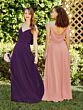Royal Purple (Chiffon with Satin Band)