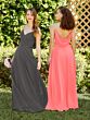 Charcoal (Chiffon with Satin Band)