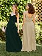 Emerald Green (Chiffon with Satin Band)
