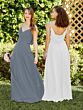 Ivory (Chiffon with Satin Band)