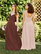 Marsala (Chiffon with Satin Band)