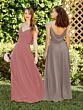 Mauve (Chiffon with Satin Band)
