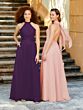Royal Purple (Chiffon with Satin Band)