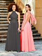 Charcoal (Chiffon with Satin Band)