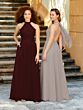 Taupe (Chiffon with Satin Band)