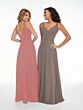 Mauve (Chiffon with Satin Band)