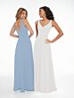 Sky Blue (Chiffon with Satin Band)