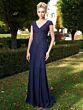 Rina Di Montella RD2763 Embellished Bodice V-Neck Dress