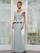 Rina Di Montella RD2971 Cap Sleeves Peplum Dress