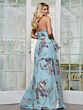 Rina Di Montella RD3233 Asymmetric Neck Side Streamer Dress