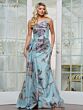 Rina Di Montella RD3233 Asymmetric Neck Side Streamer Dress