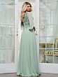 Rina Di Montella RD3241 Three Quarter Sleeve A-Line Chiffon Dress