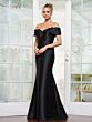 Rina Di Montella RD3254 Floral Off-The-Shoulder Mikado Mermaid Dress