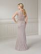 Christina Wu 17122 Blouson Bodice V-Neck Dress
