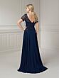 Christina Wu 17126 Short Sleeve Beaded Bodice Dress
