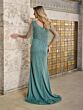 Christina Wu 17174 Flutter Sleeve V-Neck Formal Gown