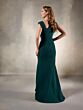Christina Wu 17219 Asymmetrical Neckline Front Slit Dress