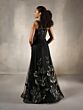 Christina Wu 17233 Bow Belt Floral Embellished Dress