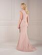 Christina Wu 17143 Faux Wrap Pleated Dress