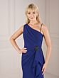 Christina Wu 17157 Ruffle Slit One Shoulder Dress