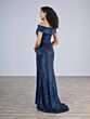 Christina Wu 17187 High Slit Off-The-Shoulder Dress