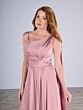 Christina Wu 17190 Detachable Streamer Asymmetric Neck Dress