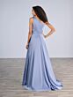 Christina Wu 17190 Detachable Streamer Asymmetric Neck Dress