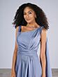 Christina Wu 17190 Detachable Streamer Asymmetric Neck Dress