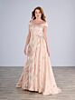 Christina Wu 17191 Asymmetric Neck Pleated Skirt Dress