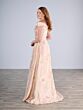 Christina Wu 17191 Asymmetric Neck Pleated Skirt Dress