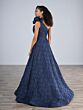 Christina Wu 17192 Ruffle Shoulder Asymmetric Neck Dress