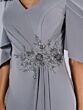 Christina Wu 17199 Cape Sleeve V-Neck Dress