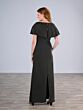 Christina Wu 17202 Surplice Bodice Back Slit Dress