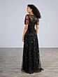 Christina Wu 17207 Beaded A-Line Short Sleeve Dress