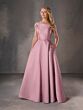 Christina Wu 17236 Cap Sleeve Bateau Neckline Dress