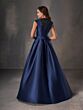 Christina Wu 17238 Pleated Skirt V-Neckline Dress