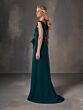 Christina Wu 17239 Bow Belt V-Neckline Dress