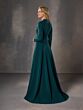 Christina Wu 17240 Long Sleeve Pleated Skirt Dress