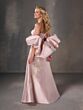 Christina Wu 17242 Puff Shawl Strapless Dress