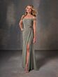 Christina Wu 17248 Slit Skirt Off The Shoulder Dress