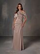 Christina Wu 17250 Asymmetrical Neckline Drape Dress