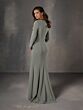 Christina Wu 17253 High Slit Asymmetrical Neckline Dress
