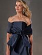 Christina Wu 17255 Ruffle Drape Strapless Dress