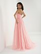 Tiffany Exclusive 46255 Front Slit Sweetheart Neck Dress