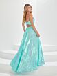 Tiffany Designs 16002 Cutout Back Sequin Dress - Stock Only